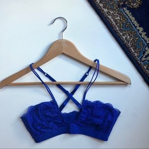 • INTIMATELY FREE PEOPLE • Blue all for you bra.